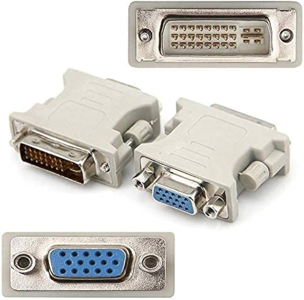 DVI Male to VGA Female Adapter Converter