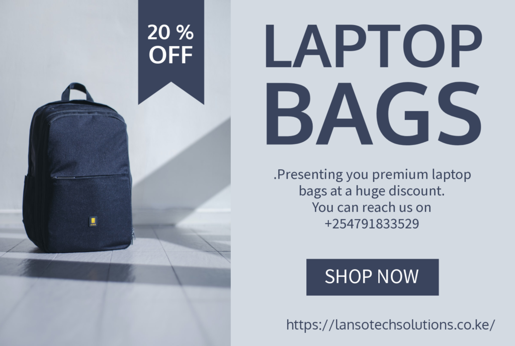 Laptop Bags Sale Kenya: Exclusive Deals at Lansotech Solutions