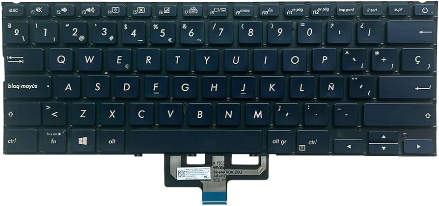 ASUS UX433 Blue Keyboard