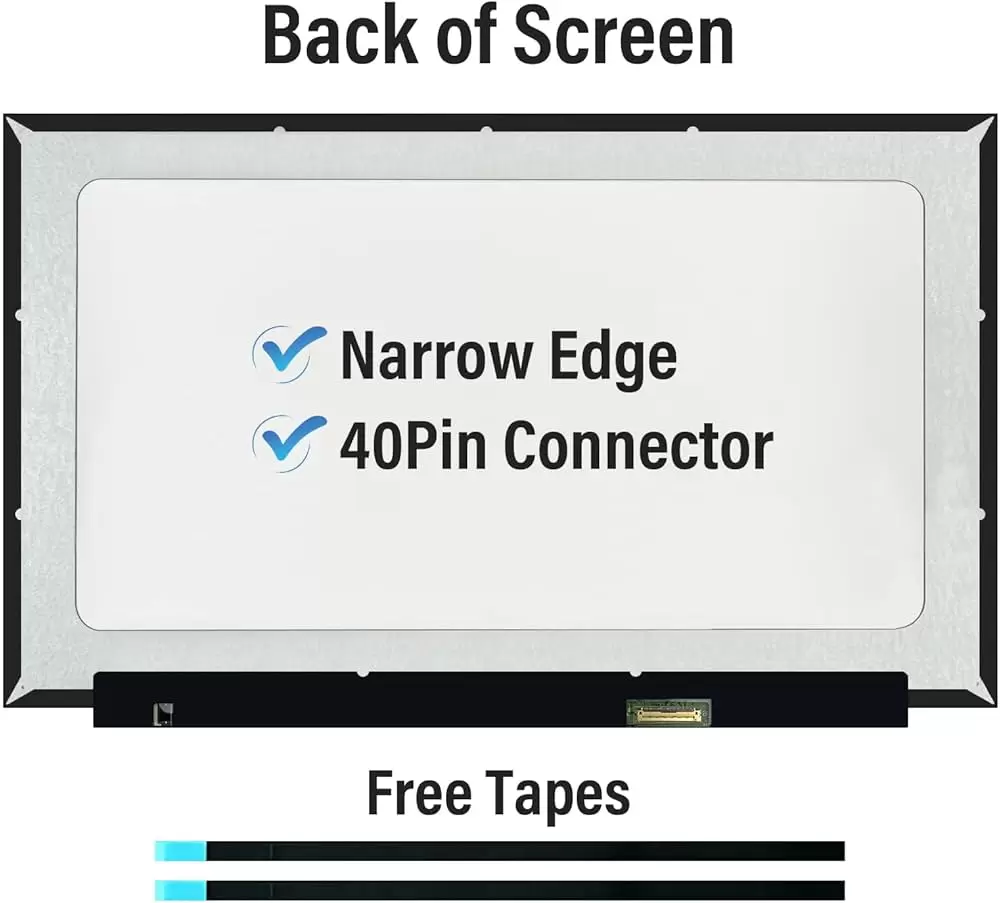 HP 15s-fq 15s-fq4xxx 15s-fq5xxx 15.6 inches Full HD IPS 60Hz 30Pin LCD Display Screen  Replacement HP 15s-fq 15s-fq4xxx 15s-fq5xxx 15.6 inches Full HD IPS 60Hz 30Pin LCD Display Screen Replacement