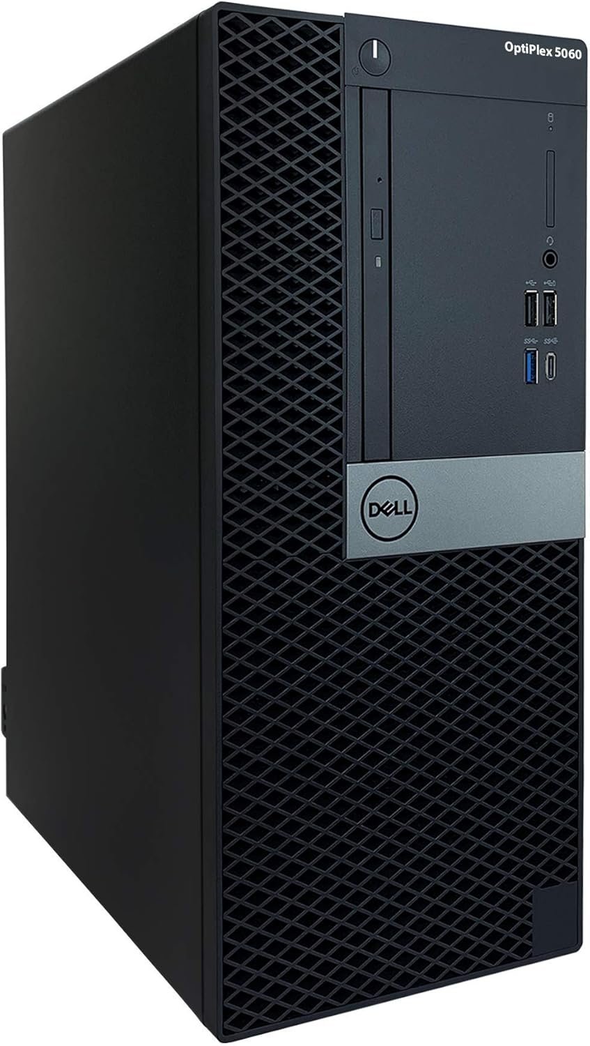 5060 Dell Optiplex 5060 Tower Desktop Intel Core i7-8700 3.20GHz 16GB DDR4 512GB SSD