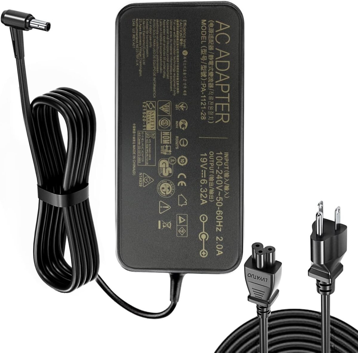 asus ac adapter model a15 120p1a