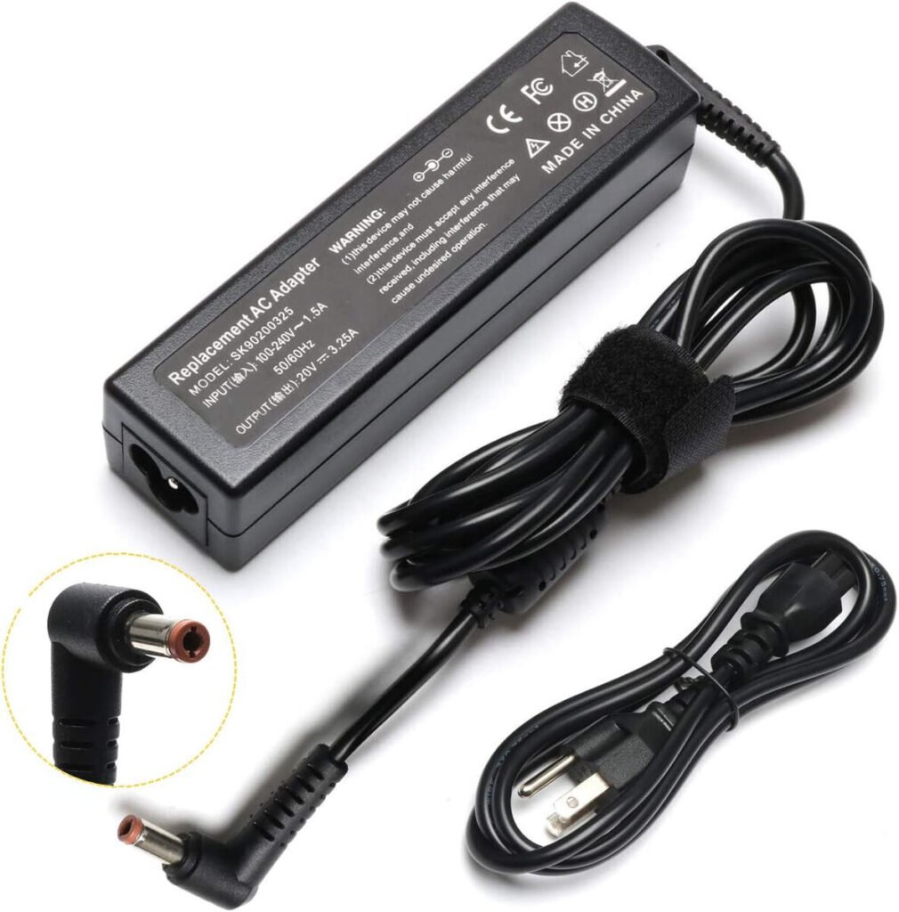 Lenovo G470 G480 G465 G455 G560 G570 Z460 Z580 20V 3.25A (5.5*2.5mm) 65W Adapter