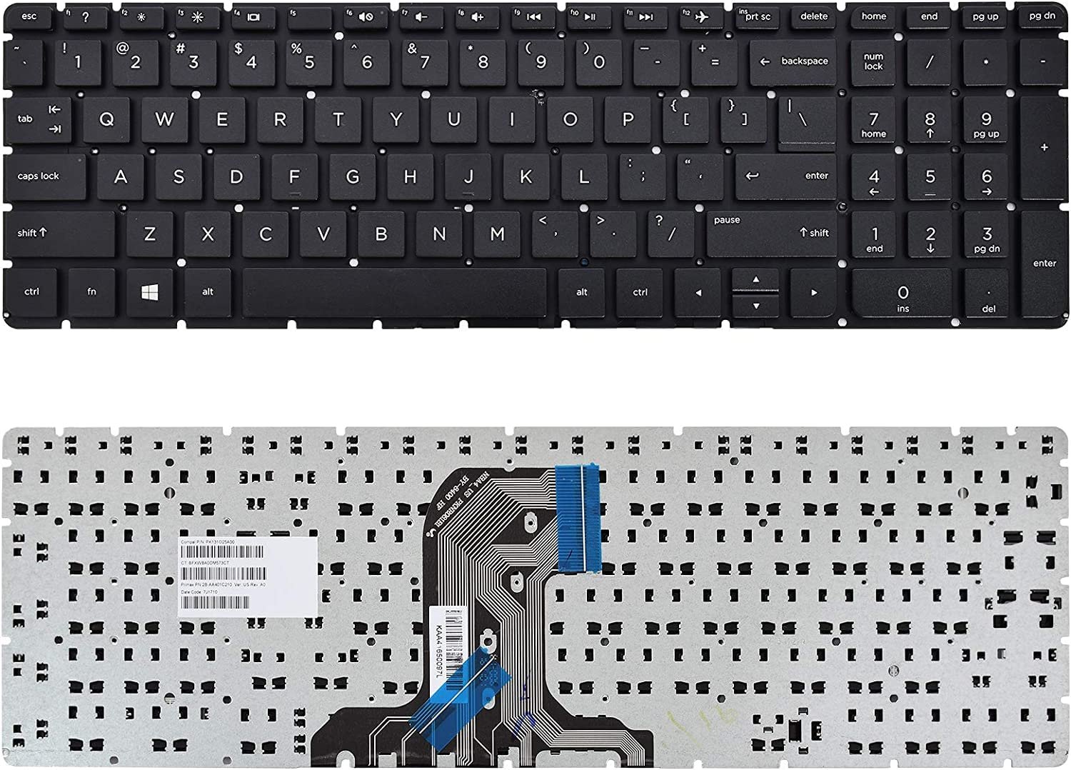0 HP 15-AC 15-AF 15-AY 15-BA 15-BN 250G4 keyboard