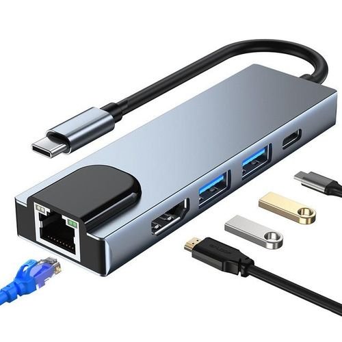 USB Type-C to 5-Port Adapter USB Type-C to 5-Port Adapter