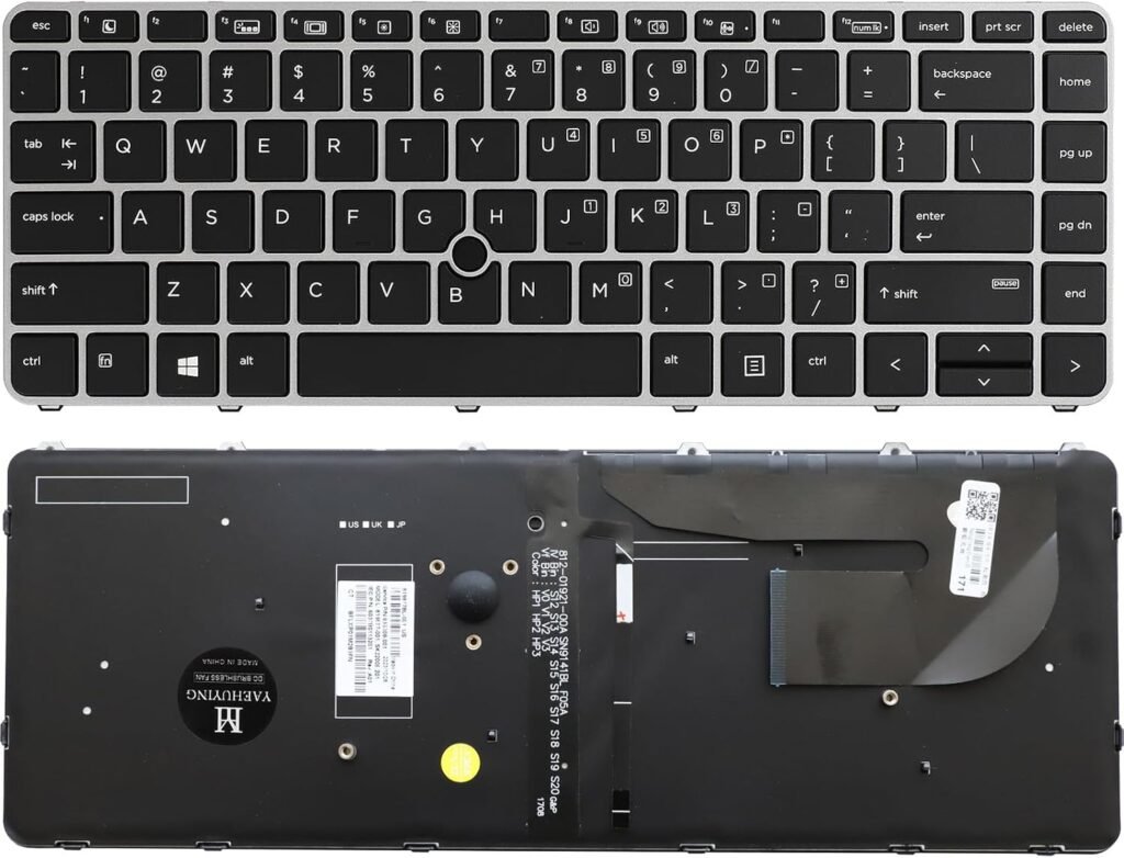 HP 840 G3 backlit keyboard