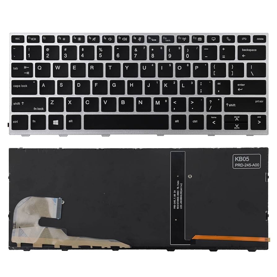 hp elitebook 830 g5 730 g5 backlit keyboard replacement