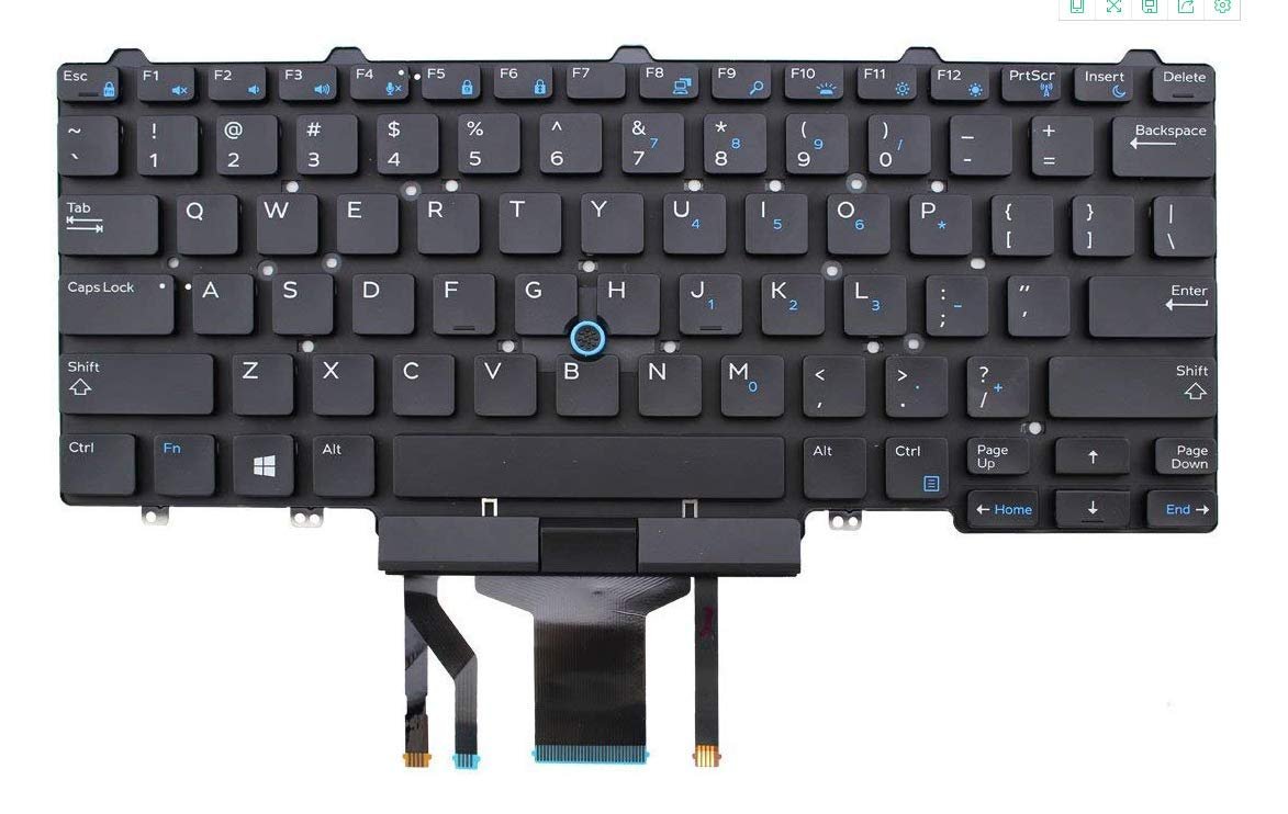 dell latitude 7480 7490 keyboard