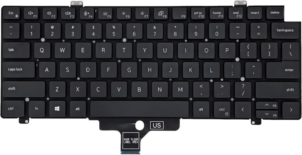 Dell Latitude backlit keyboards compatible with the following models: Dell Latitude 7420 Dell Latitude 7430 Dell Latitude 7520 Dell Latitude 7530 Dell Latitude 5420 Dell Latitude 5421 Dell Latitude 5430 Dell Latitude 5431 Dell Latitude 5440