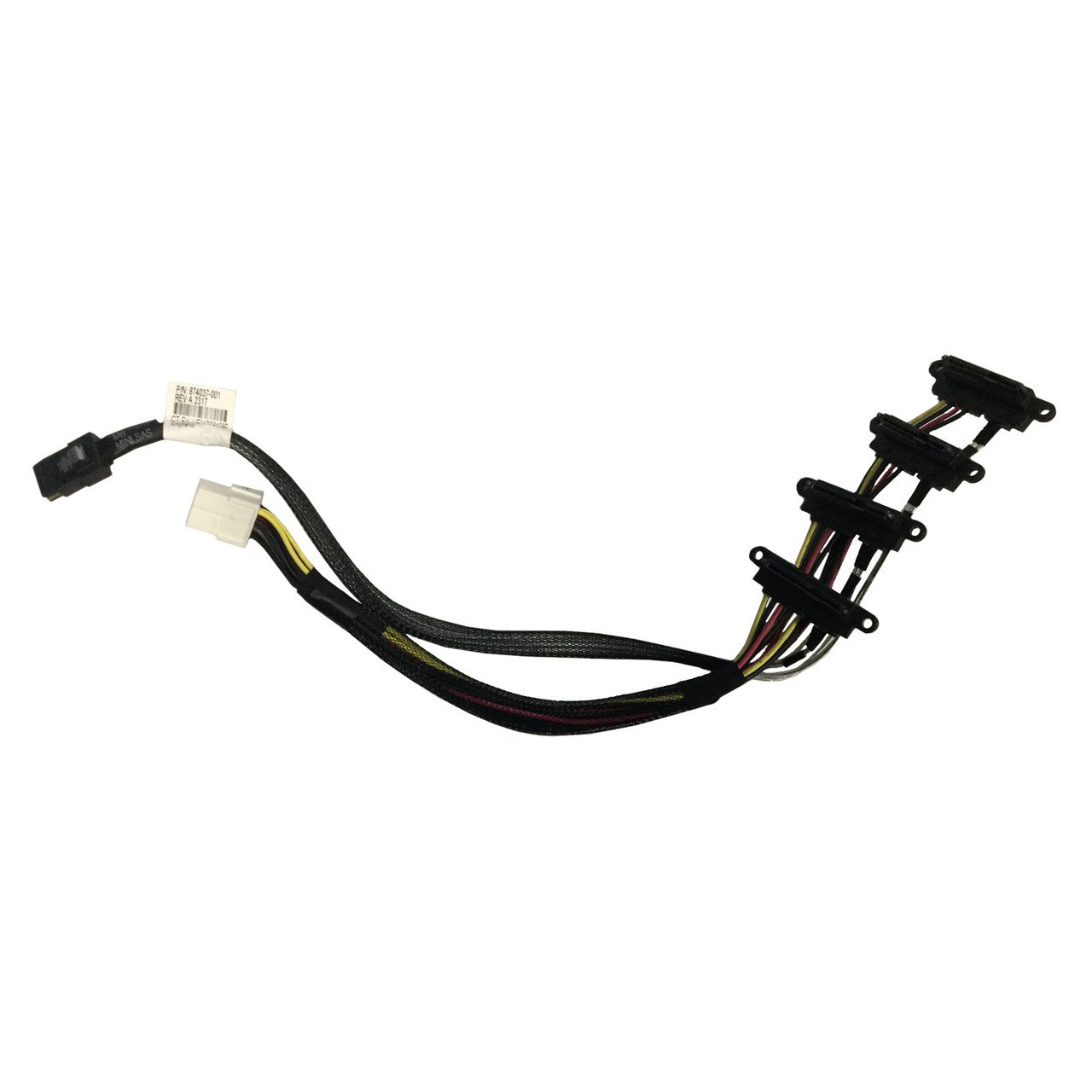 HP Mini-SAS To X4 SAS / SATA Cable HP Mini-SAS To X4 SAS / SATA Cable
