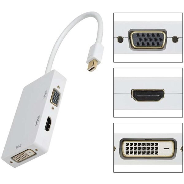 MMOBIEL Thunderbolt Mini DisplayPort 3-in-1 Splitter