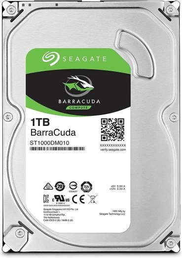 1TB Barracuda 3.5 HDD