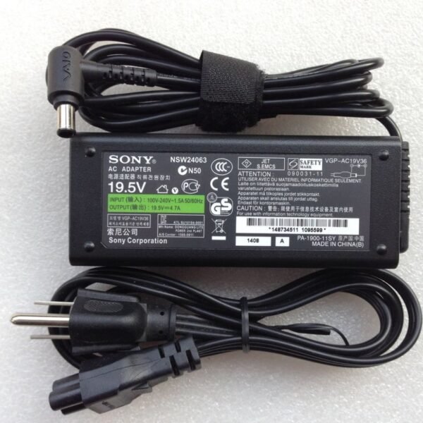 Sony VAIO VGP-AC19V36 90W charger