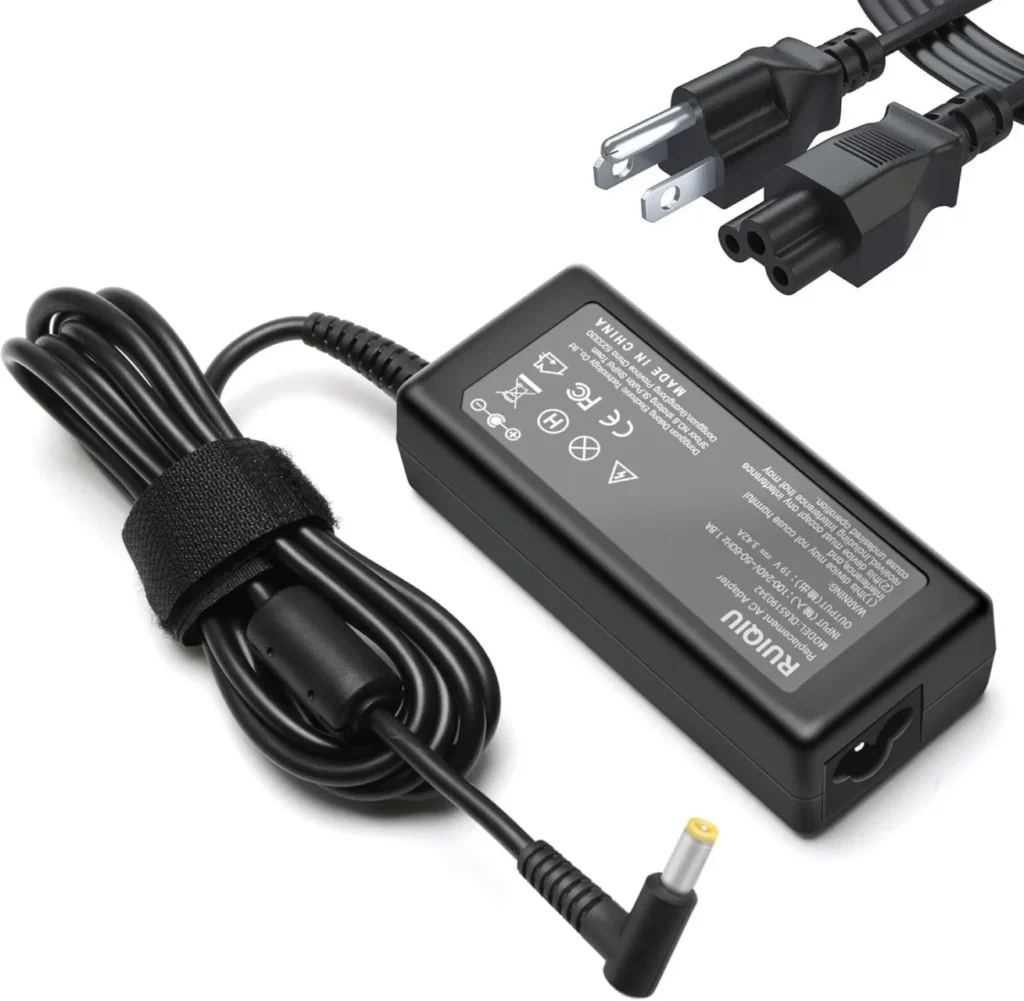 HP Monitor VH240A Power Cord 19V AC Adapter for HP 1KL30AA