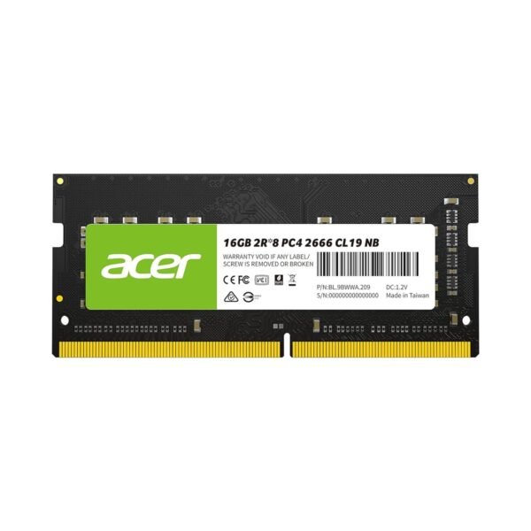 16GB RAM for Acer Nitro 5 AN515-51 DDR4 2400MHz SODIMM PC4-19200 (PC4-2400T) Laptop Ram Memory Upgrade Module