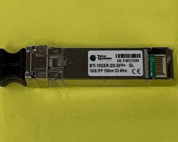 Telco Systems BTI-10GER-DD-SFP+ Transceiver SM 1550nm Distance 40KM