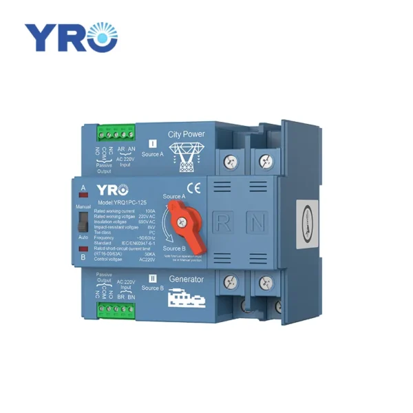 Automatic transfer switch ATS1 2P 63A