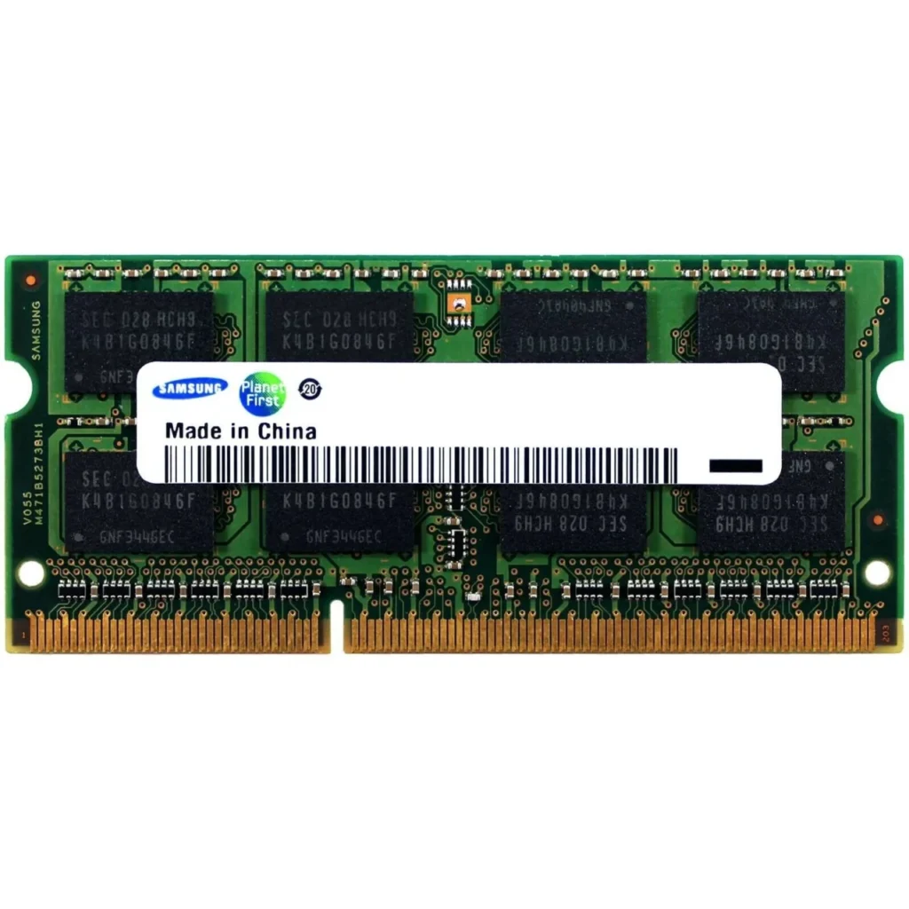 4GB (1X4GB) DDR3 1333MHZ PC3-10600 2Rx8 1.35V 204-PIN SODIMM Samsung Laptop Memory