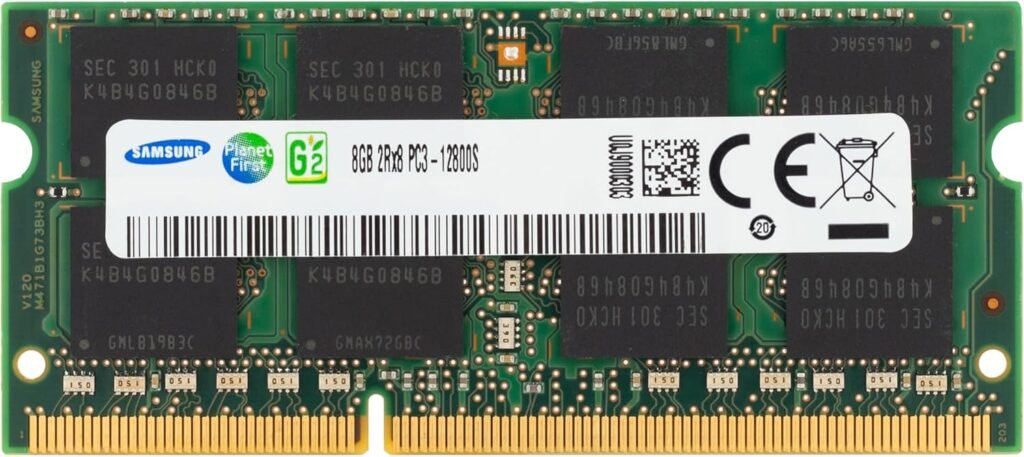 Laptop RAM Memory 8GB Samsung 2RX8 DDR3 1600MHz PC3-12800S 204PIN SODIMM 1.5V