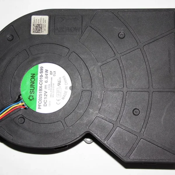 SUNON PFC0251BX-C010-S99 12V DC 6.84W, 4-wire, 4-pin brushless blower fan