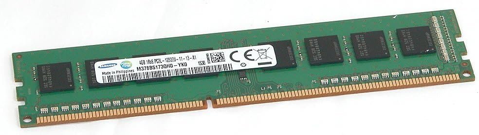 SAMSUNG 4GB 1Rx8 PC3-12800U-11-13-A1 DESKTOP RAM
