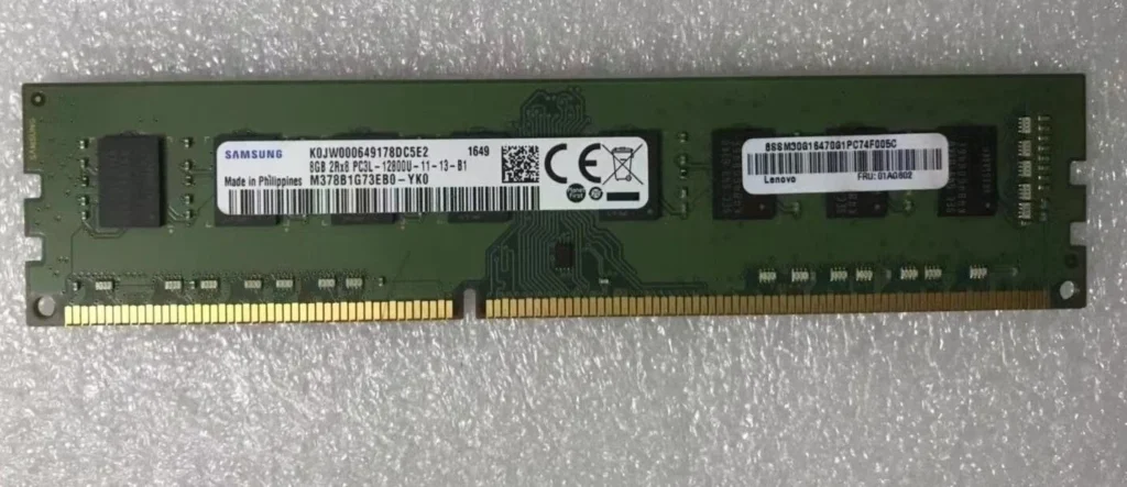 8GB SAMSUNG pc3-12800u-11-13-b1 Desktop Memory