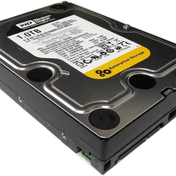 Western Digital RE3 WD1002FBYS 1TB 7200RPM 32MB Cache SATA 3.0Gb/s 3.5" Internal Hard Drive (PC, Mac, NAS, CCTV DVR)