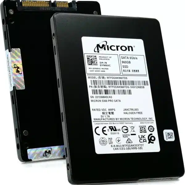 480GB Micron 5100 MAX SATA III SSD