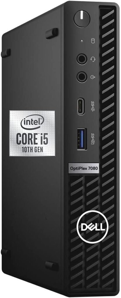 Dell OptiPlex 7080 Micro PC –10th Gen Intel Core i5 8GB DDR4 RAM 256GB SSD