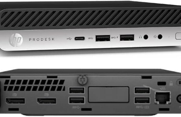 HP ProDesk 600 G5 Mini Desktop PC Core i7 9700T 2.0Ghz 8 Cores 16GB 256GB NVMe SSD