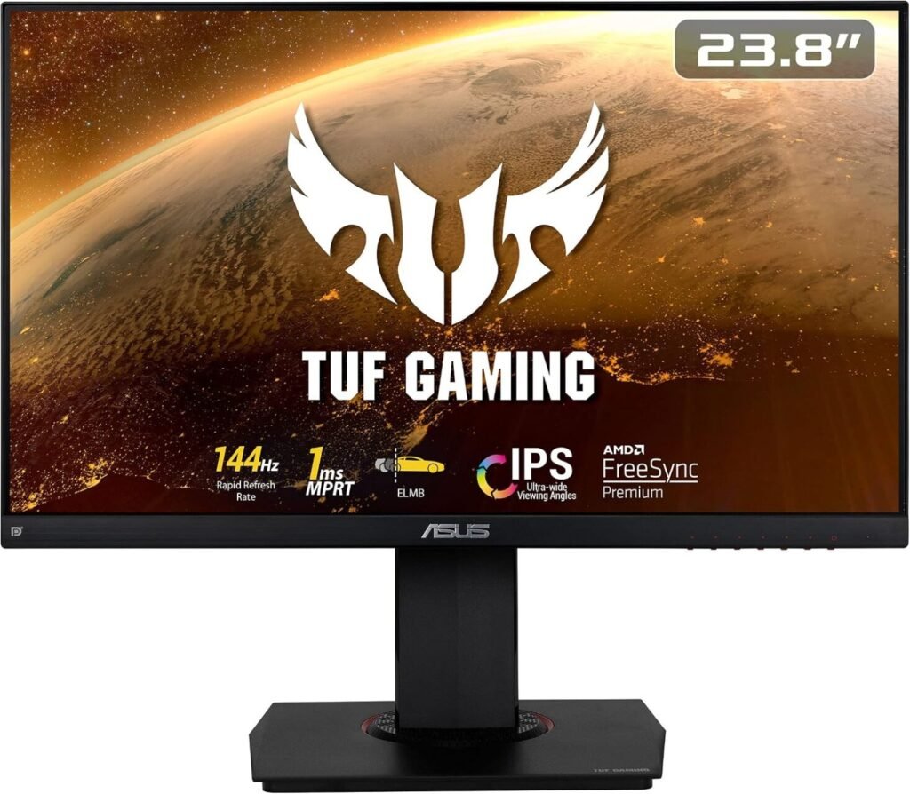 ASUS TUF Gaming VG249Q, 23.8 Inch FHD IPS gaming monitor 144Hz