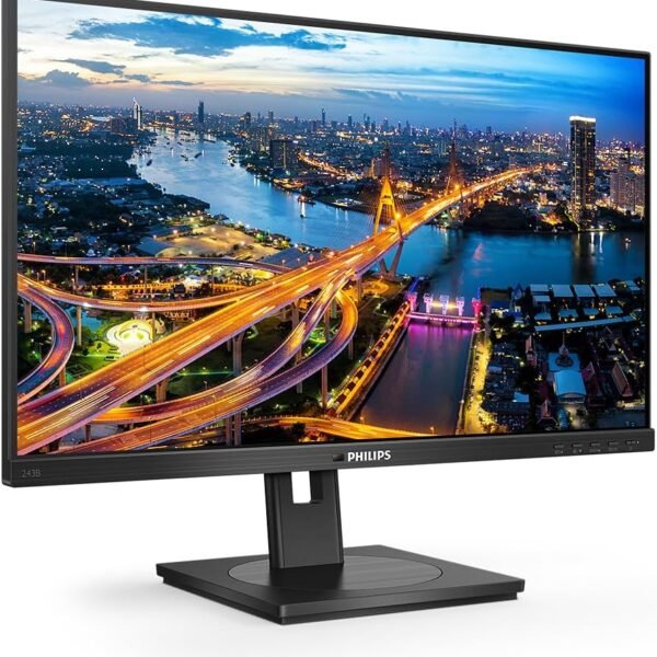 Philips 243B1-24 Inch FHD Monitor, 75Hz, 4ms, IPS, USB-C