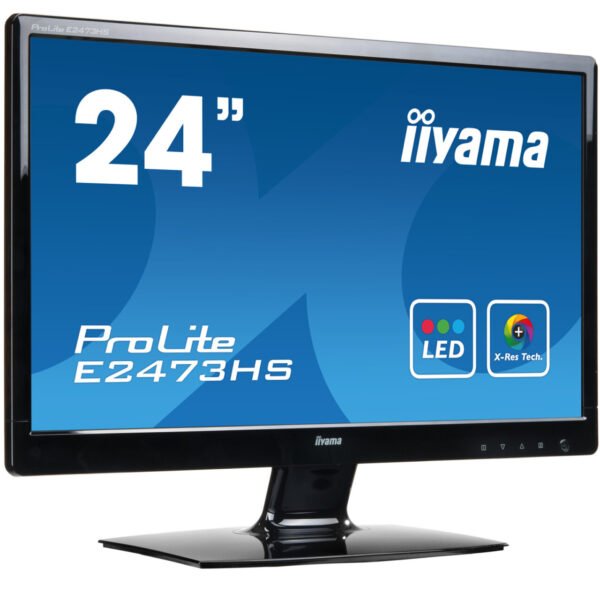 iiyama ProLite E2473HDS 24" Monitor HDMI DVI VGA Full HD