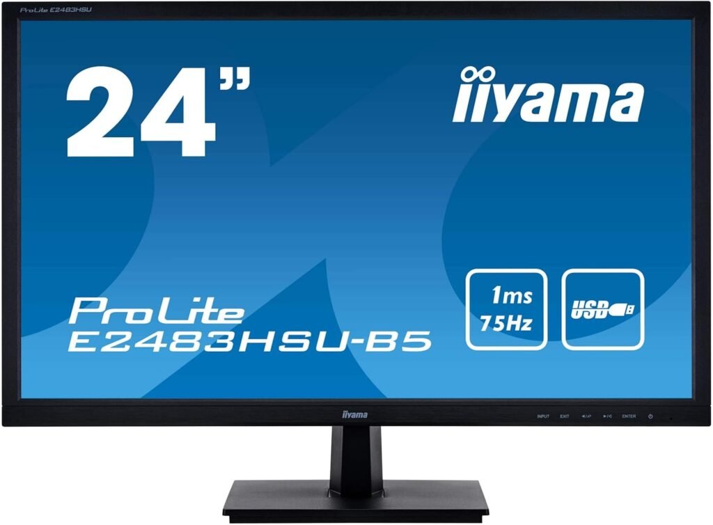 Iiyama ProLite E2483HSU-B5 24" Full HD LED Monitor