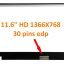 11.6 Inch Slim 30Pins HD LCD Laptop Screen Replacement
